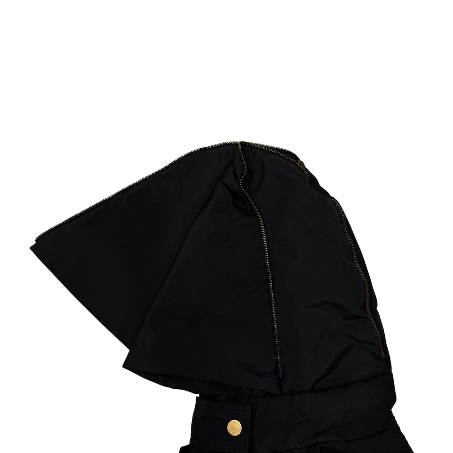 GUCCI BLACK PUFFER VEST JACKET