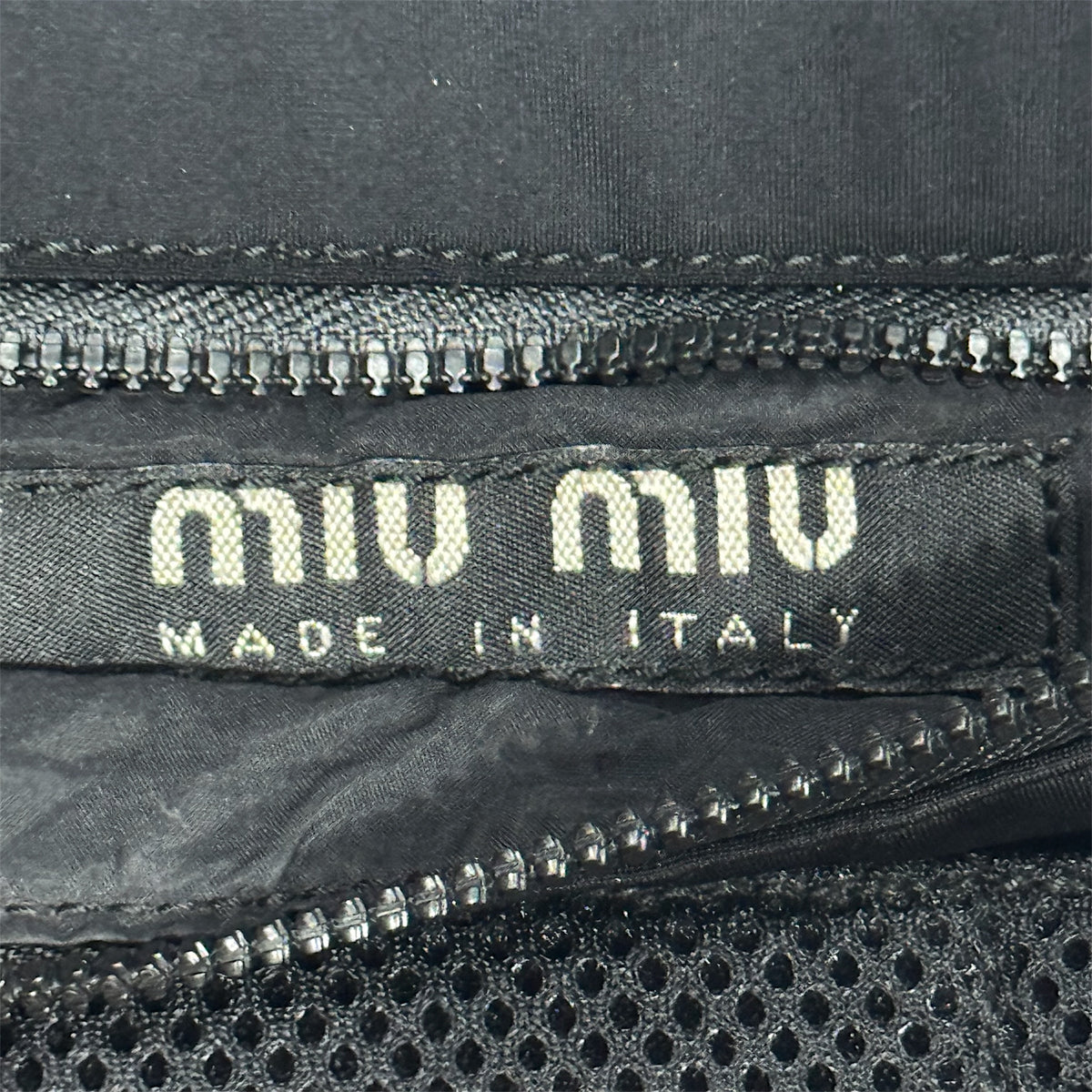 MIU MIU SS1999 BLACK CHEST RIG BACKPACK