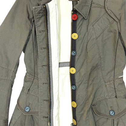 MARITHE FRANCOIS GIRBAUD KHAKI JACKET