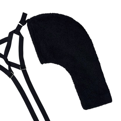 COMME DE GARÇON BLACK HARNESS BOLERO JACKET