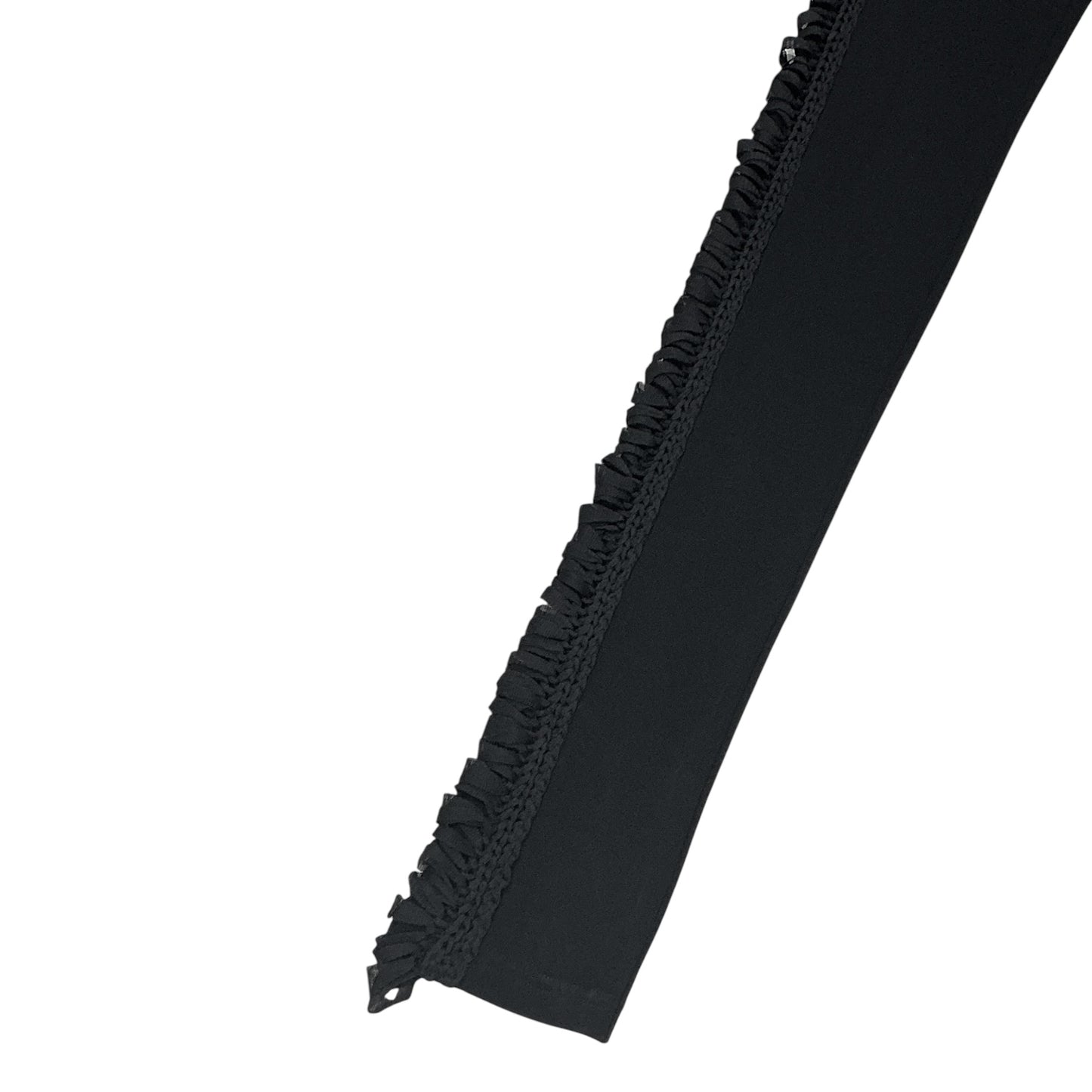 JEAN PAUL GAULTIER BLACK PLEATED LEGGINGS