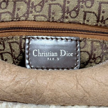 CHRISTIAN DIOR 2005 SHEARLING FIGHT BAG