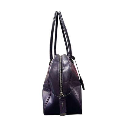 PRADA 2000S PURPLE BOWLING BAG