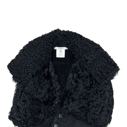 GIVENCHY BLACK SHEARLING VEST