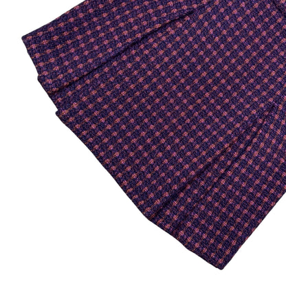 MIU MIU PURPLE TWEET SKIRT