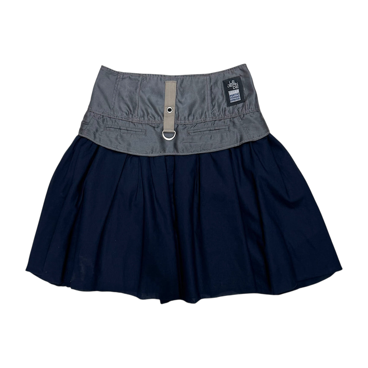 MARITHE FRANCOIS GIRBAUD NAVY SKIRT