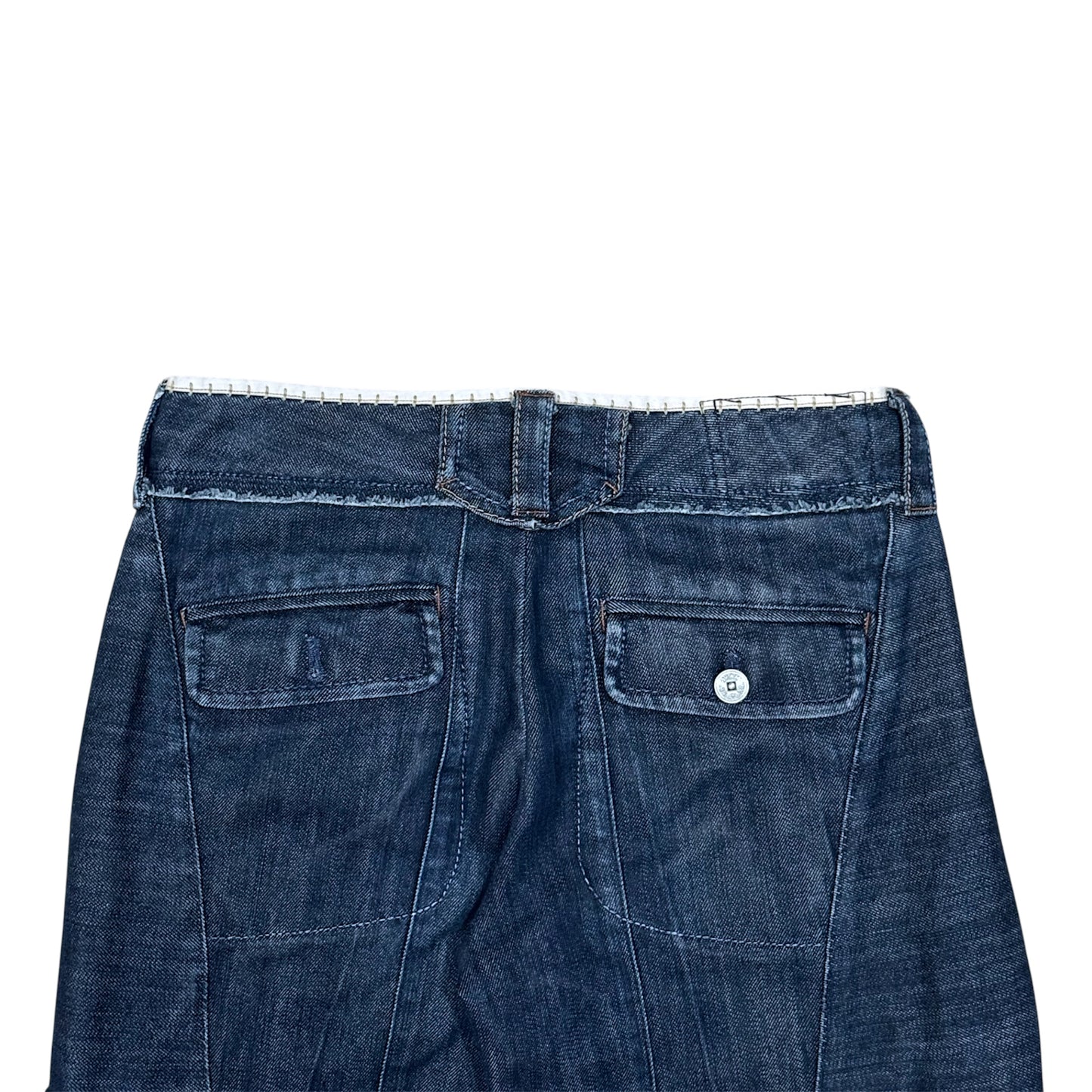 MARITHE FRANCOIS GIRBAUD DENIM CAPRIS PANTS