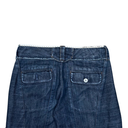 MARITHE FRANCOIS GIRBAUD DENIM CAPRIS PANTS