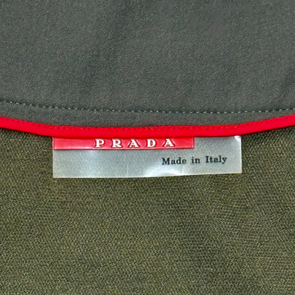 PRADA SPORT KHAKI ZIPPER SKIRT