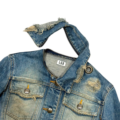 L.G.B DISTRESS DENIM JACKET