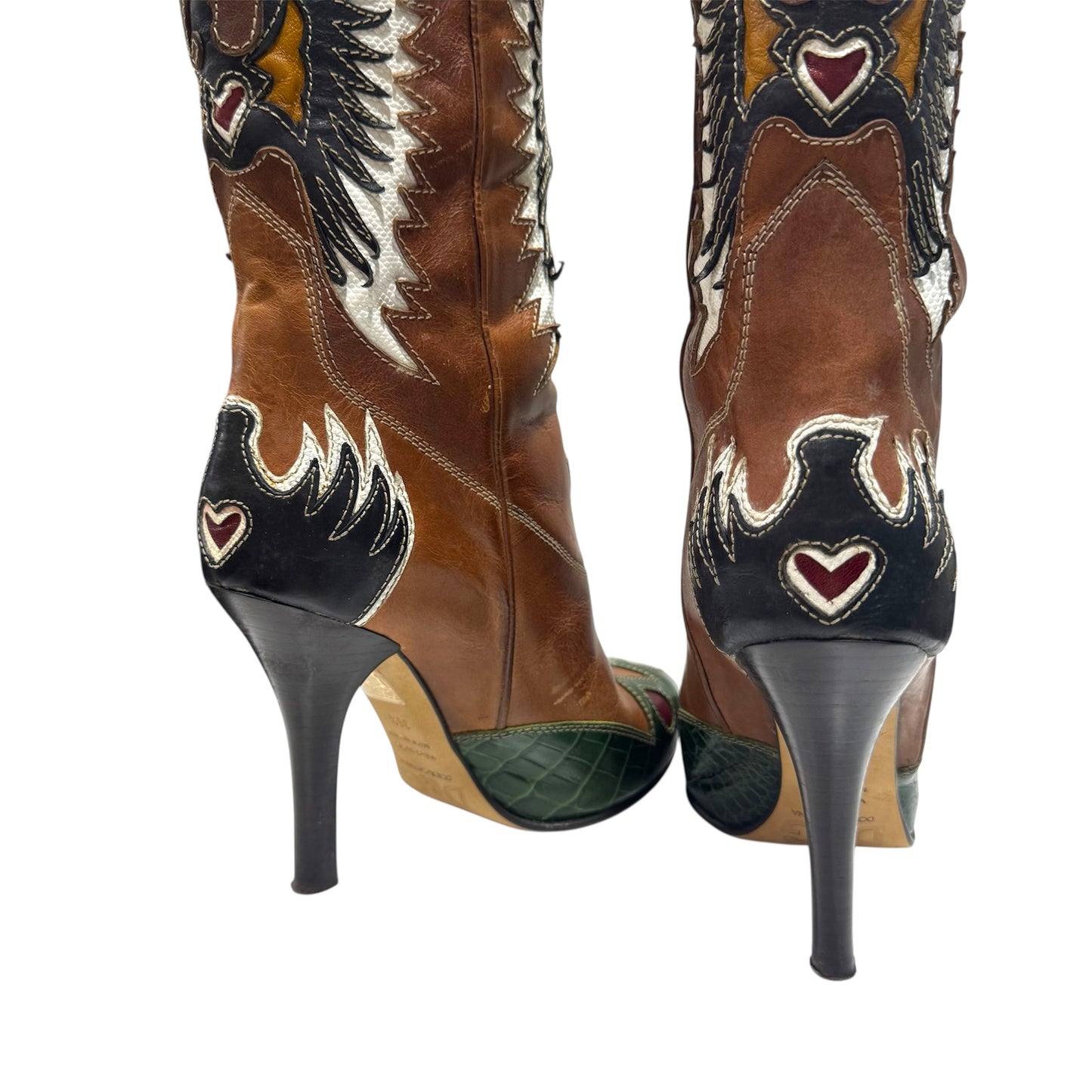 DOLCE & GABBANA SPRING 2004 COWBOY BOOTS