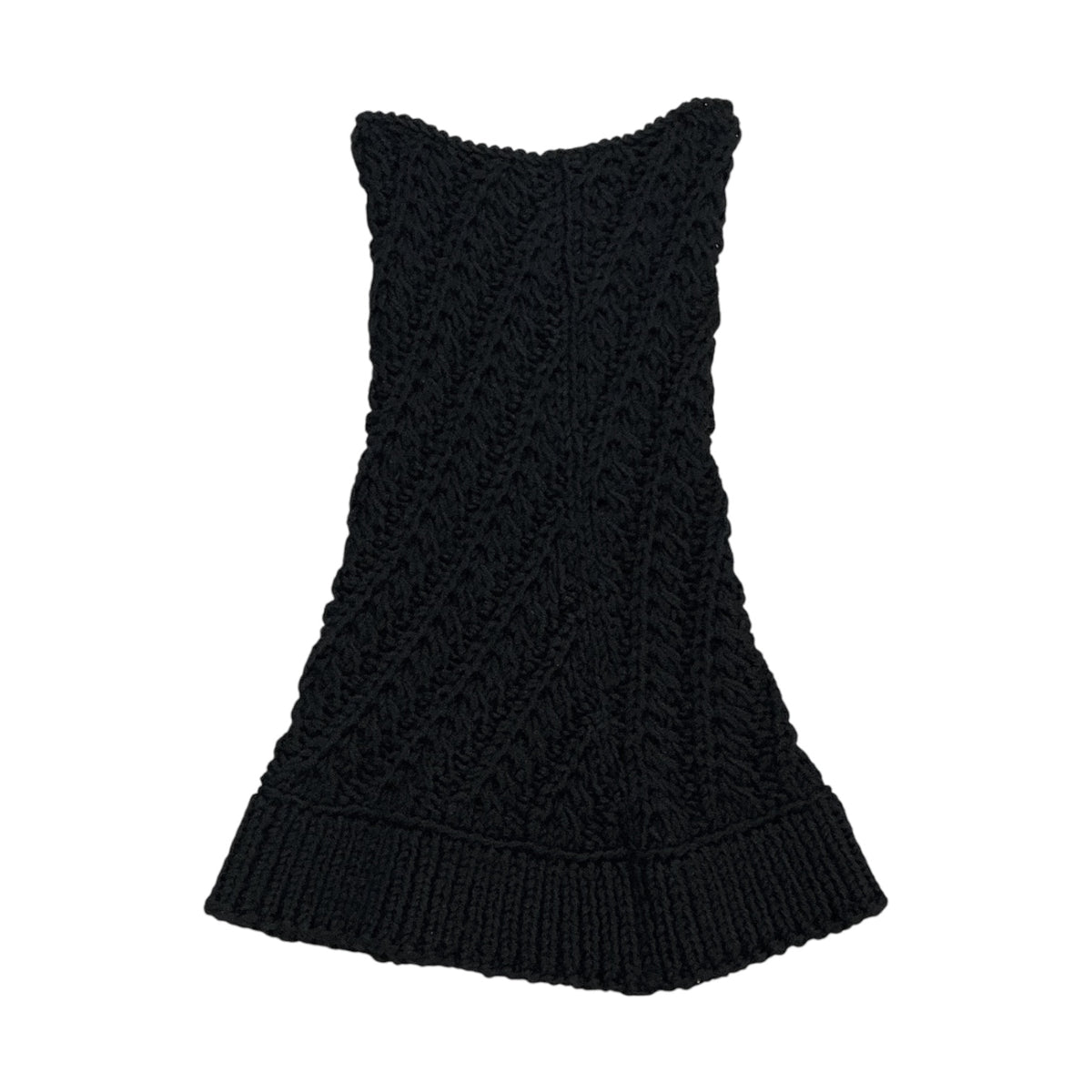 DOLCE & GABBANA BLACK KNIT SKIRT