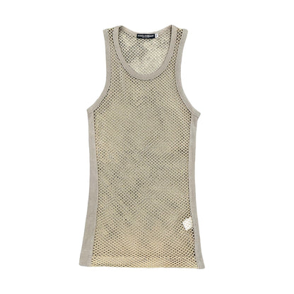 DOLCE & GABBANA TWO PIECES BEIGE TANKTOP