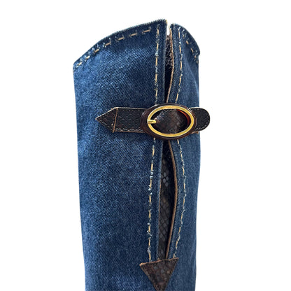DOLCE & GABBANA DENIM BOOTS