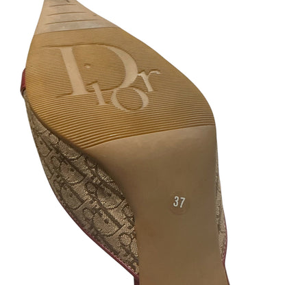 CHRISTIAN DIOR MONOGRAM MULES