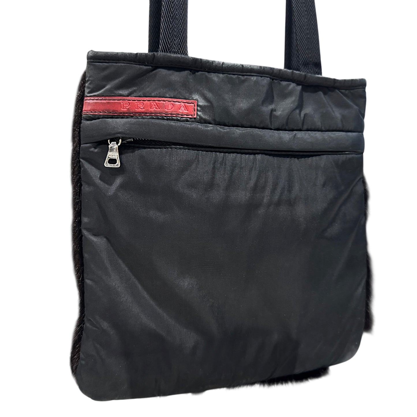 PRADA SPORT FUR HANDBAG