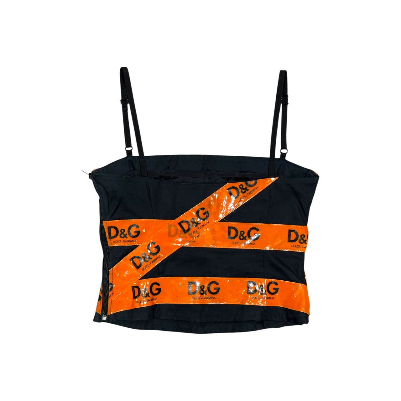 DOLCE&GABBANA CAUTION TAPE TOP