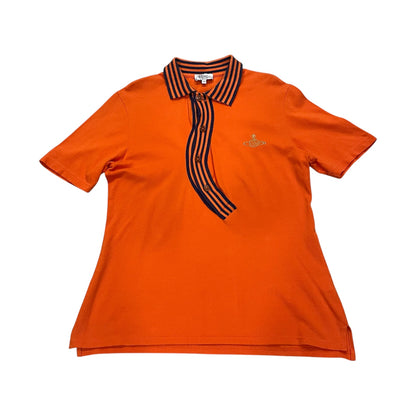VIVIENNE WESTWOOD ASYMMETRICAL BUTTON POLO TOP