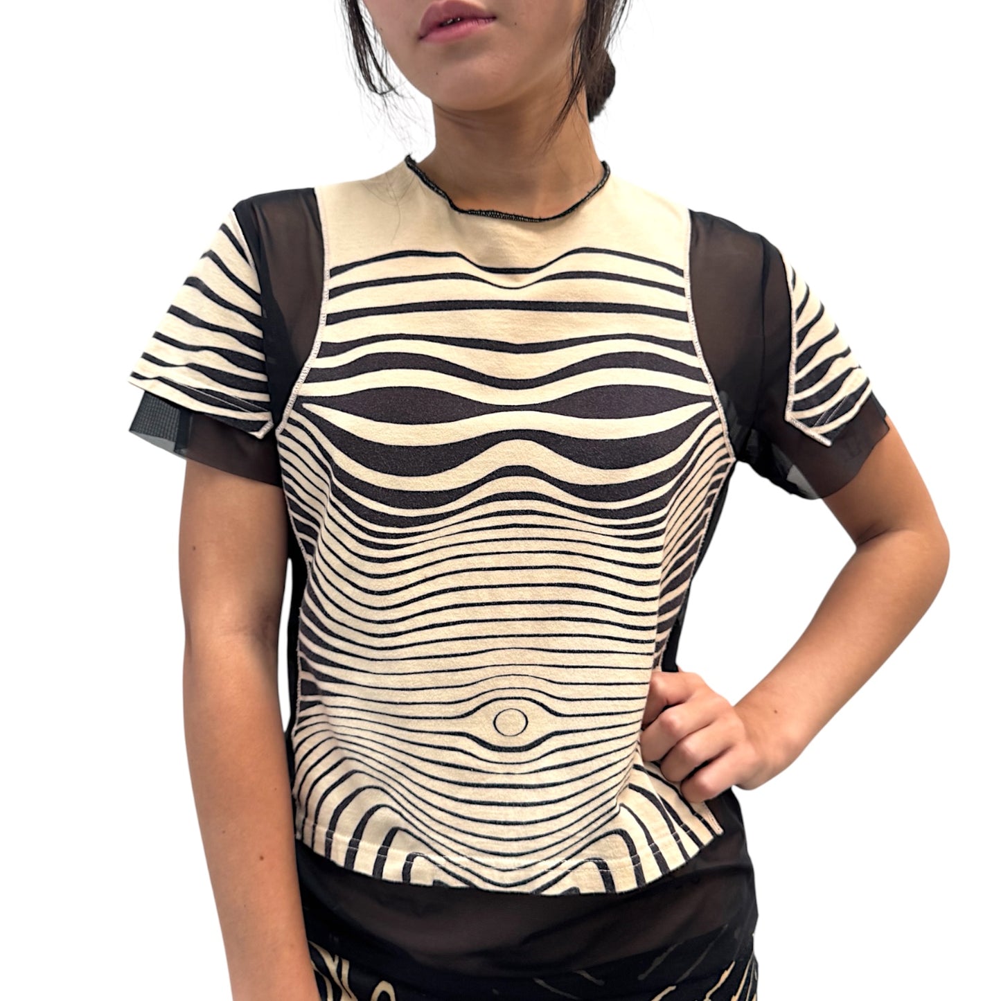 JEAN PAUL GAULTIER CYBERBABA MESH TOP
