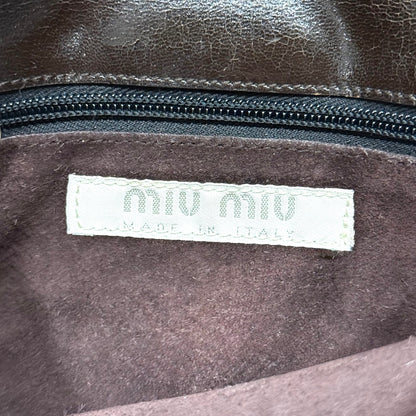 MIUMIU FW1999 LEATHER SHOULDER BAG