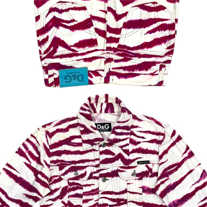 DOLCE & GABBANA PINK ZEBRA PRINTS SET