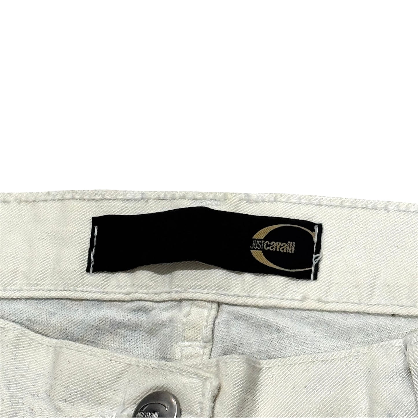 JUST CAVALLI SNOW DYED DENIM  PANTS