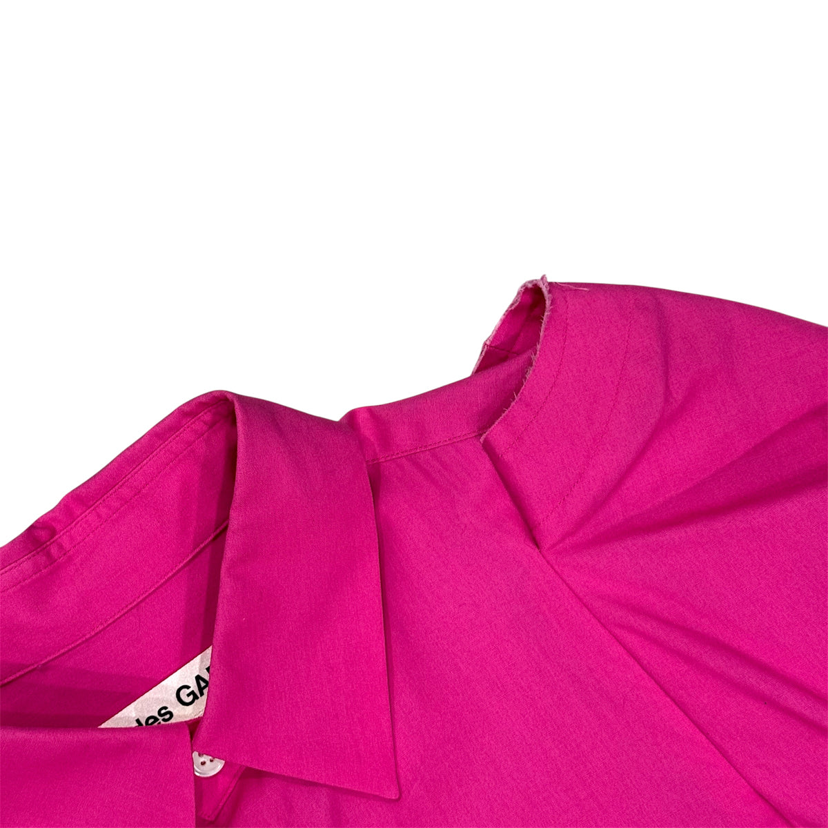 COMME DES GARÇON 2017 PINK LONG SLEEVE BUTTON UP SHIRT