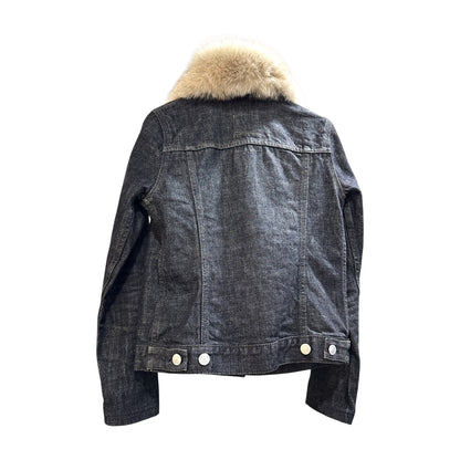 HELMUT LANG DENIM FUR JACKET
