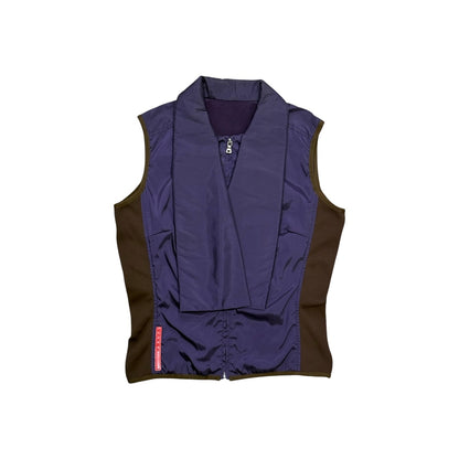 PRADA SPORT REVERSIBLE PURPLE NYLON VEST