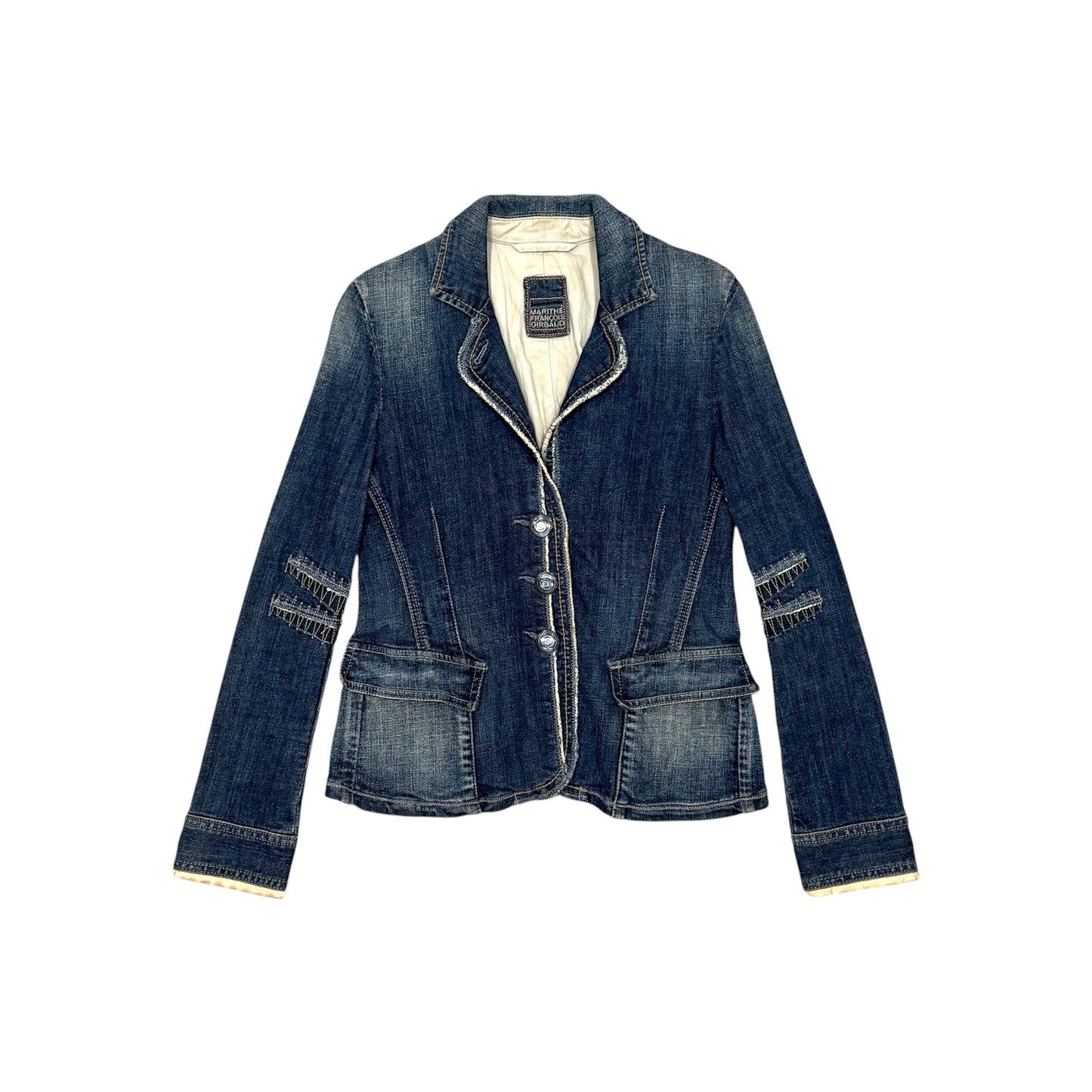 MARITHE FRANCOIS GIRBAUD DENIM BLAZER